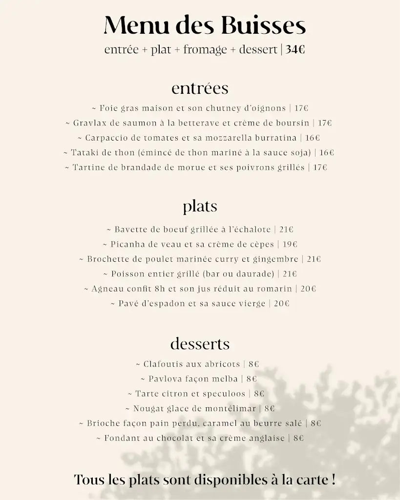 Menu_Les Buisses_Saint-Restitut_image_1