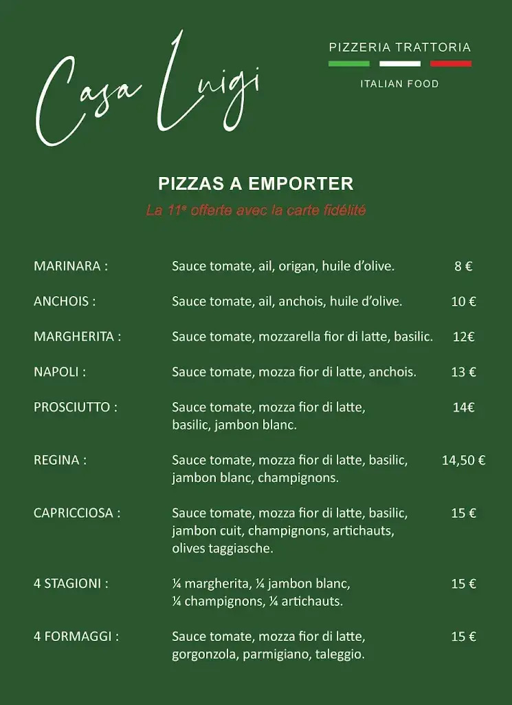 Menu_Casa Luigi_Saint-Paul-Trois-Châteaux_imagen_1