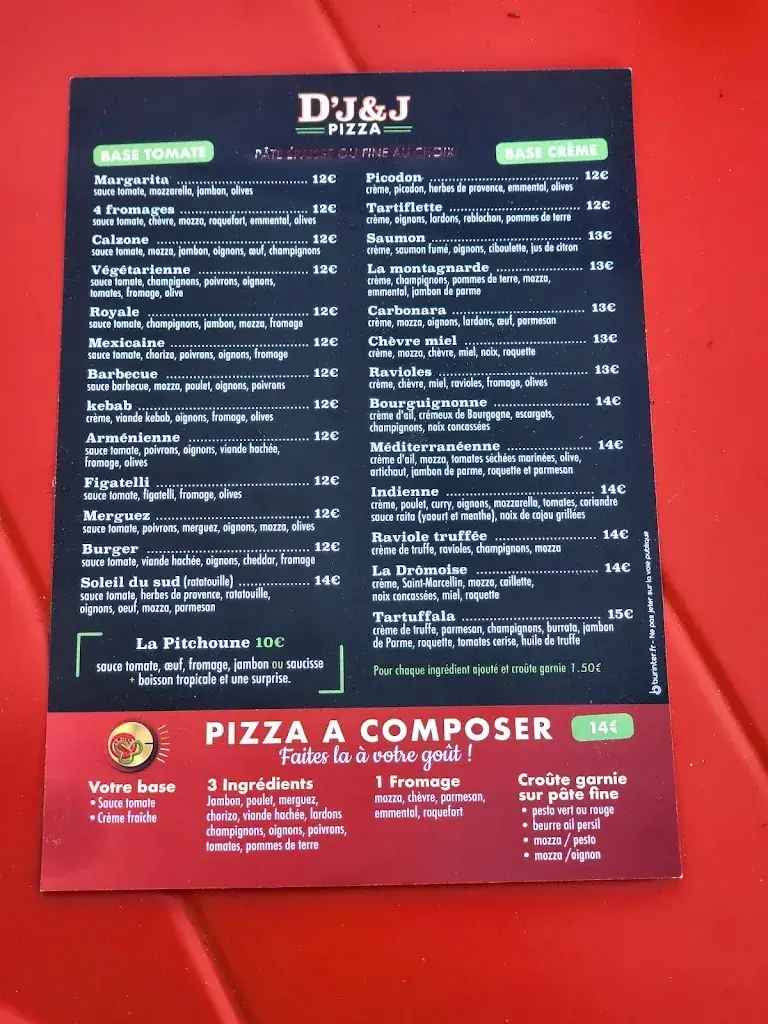 Menu_D'J&J pizza_Saint-Restitut_image_1