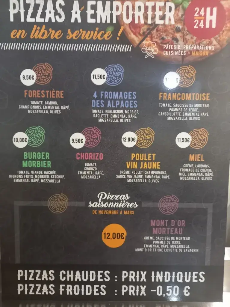 Menu_Pizza CASA_Saint-Trivier-de-Courtes_image_1