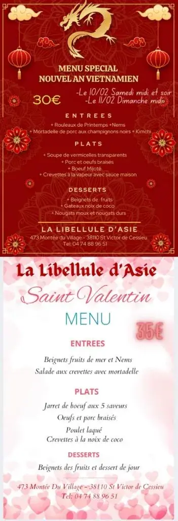 Menu_La Libellule d'Asie st victor de Cessieu_Saint-Victor-de-Cessieu_image_1