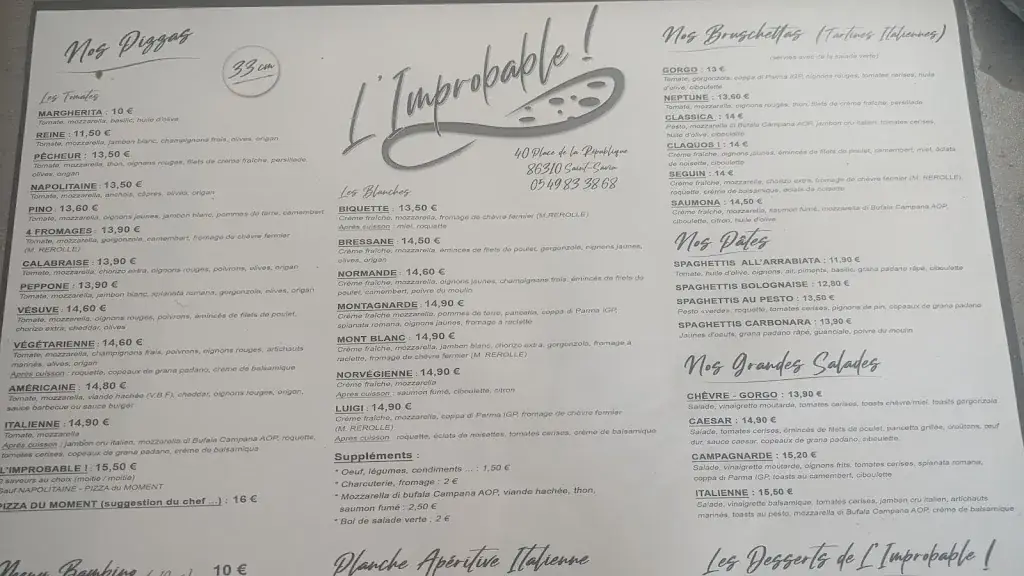 Menu_L'Improbable !_Saint-Savin_image_3