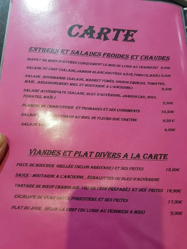 Menu_Café restaurant du Commerce chez fred_Saint-Pourçain-sur-Sioule_image_3