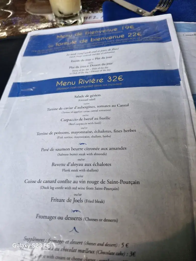 Menu_Auberge des Aubrelles_Saint-Pourçain-sur-Sioule_image_2