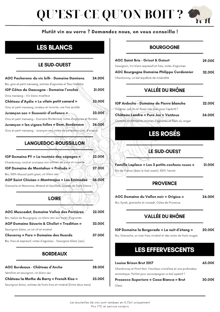 Menu_Restaurant Le Mouton Noir - Luz Saint Sauveur_Luz-Saint-Sauveur_immagine_2