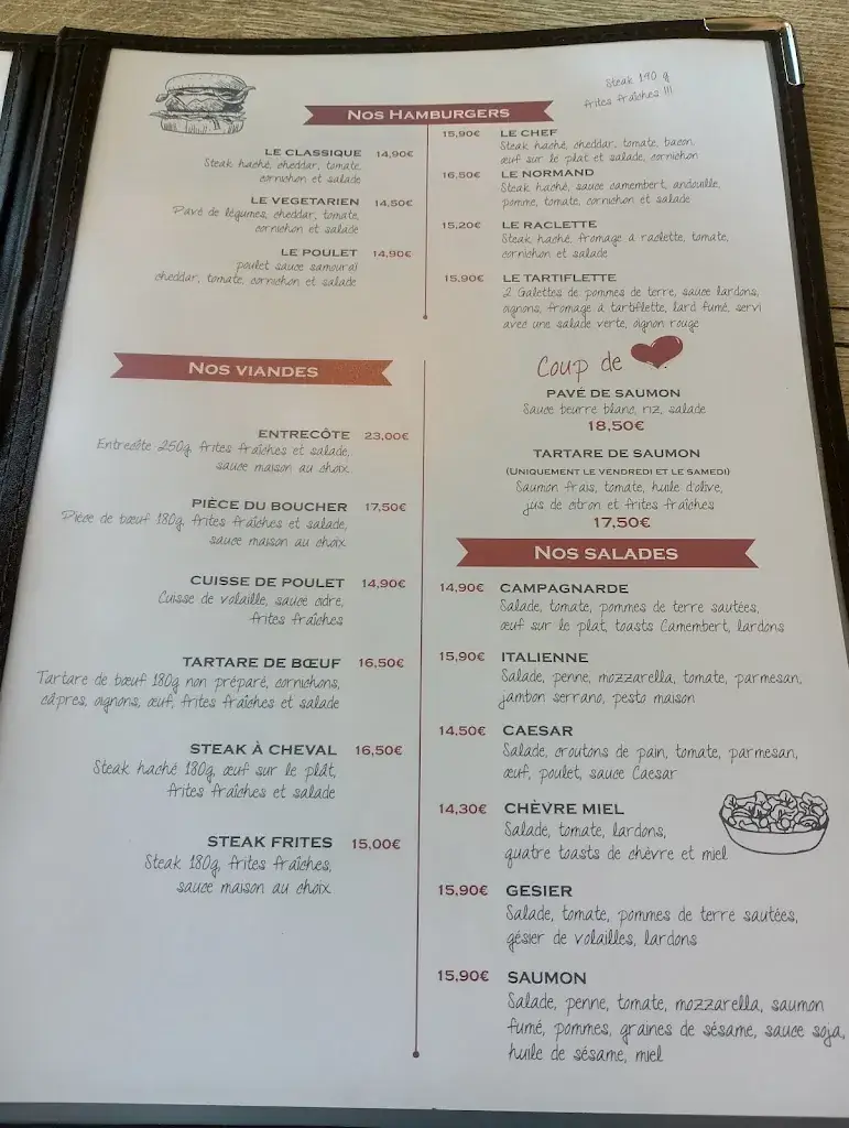 Menü_Le Coq Enchainé_Rivière-Saint-Sauveur_Bild_2