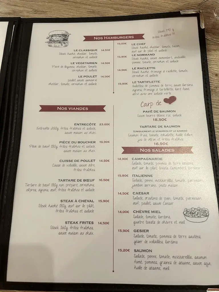 Menü_Le Coq Enchainé_Rivière-Saint-Sauveur_Bild_3