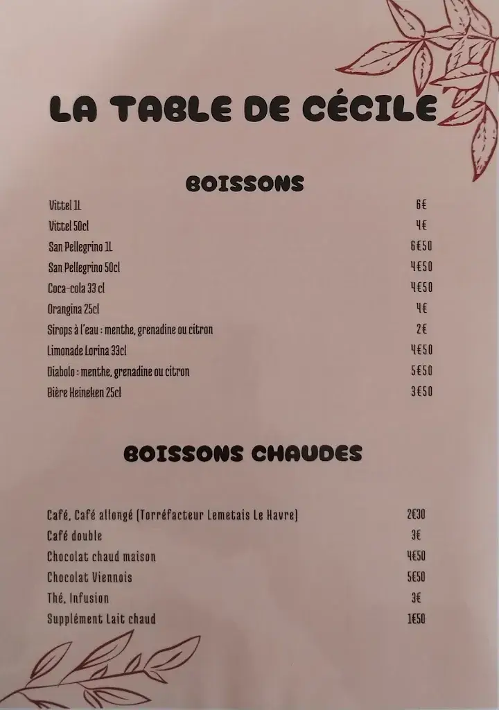 Menu_La Table de Cécile_Rivière-Saint-Sauveur_image_4