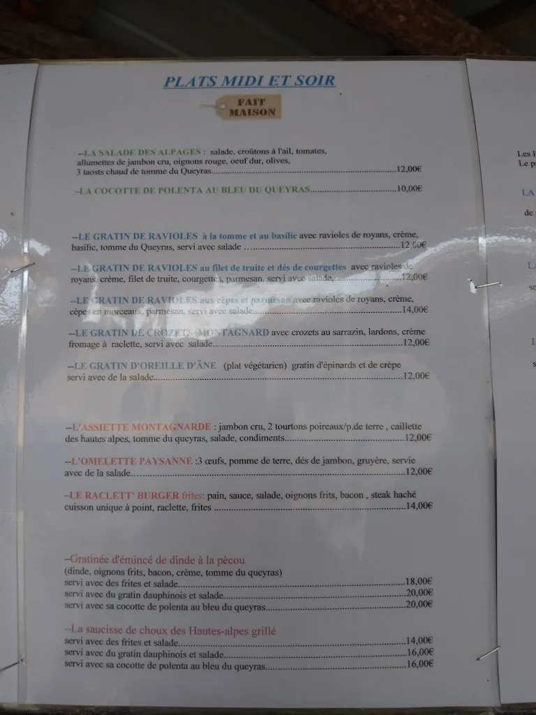 Menu_la marmotte_Saint-Véran_image_4