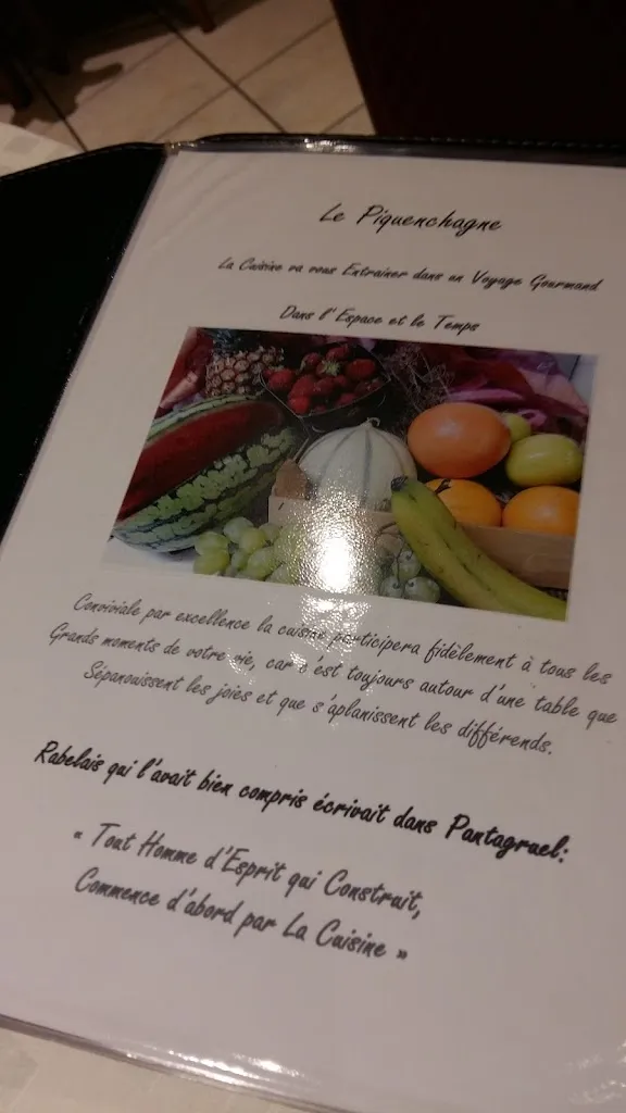 Menu_Restaurant Le Piquenchagne_Saint-Yorre_immagine_2