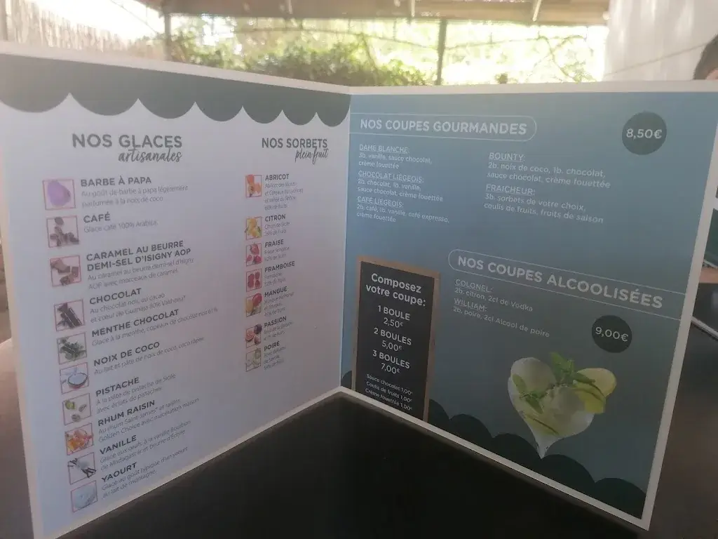 Menu_RESTAURANT LE CHAMP DE MARS_Saint-Vallier_image_1