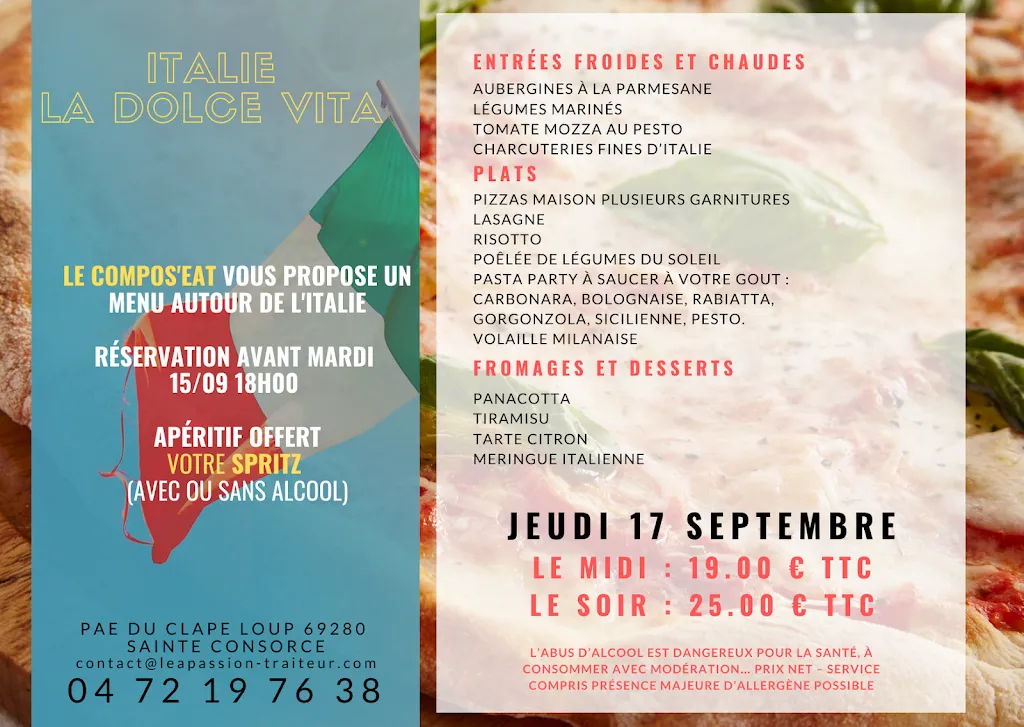 Menu_Les buffets de Léa_Sainte-Consorce_image_2