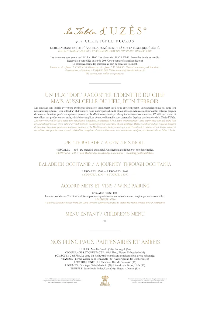 Menu_La Table D'Uzès_Uzès_image_3