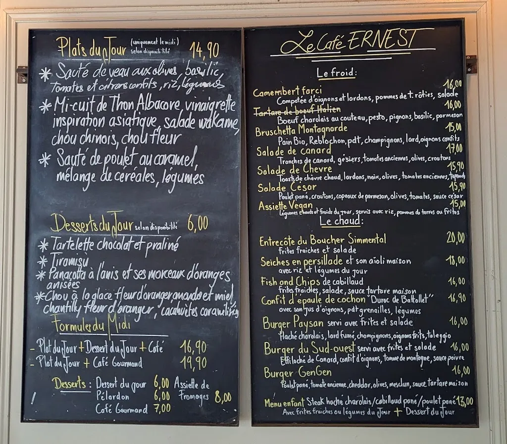 Menu_Le Café Ernest_Uzès_immagine_1