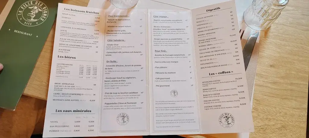 Menu_La Fille des Vignes_Uzès_image_2