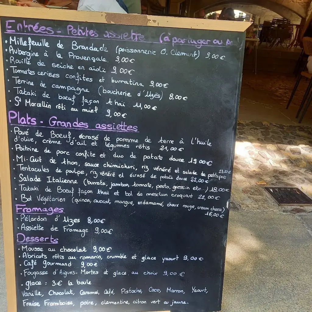 Menu_La Voute_Uzès_image_3