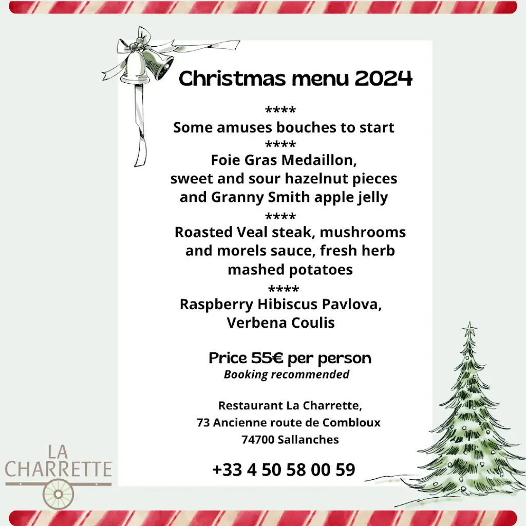 Menü_Restaurant La Charrette_Sallanches_Bild_4