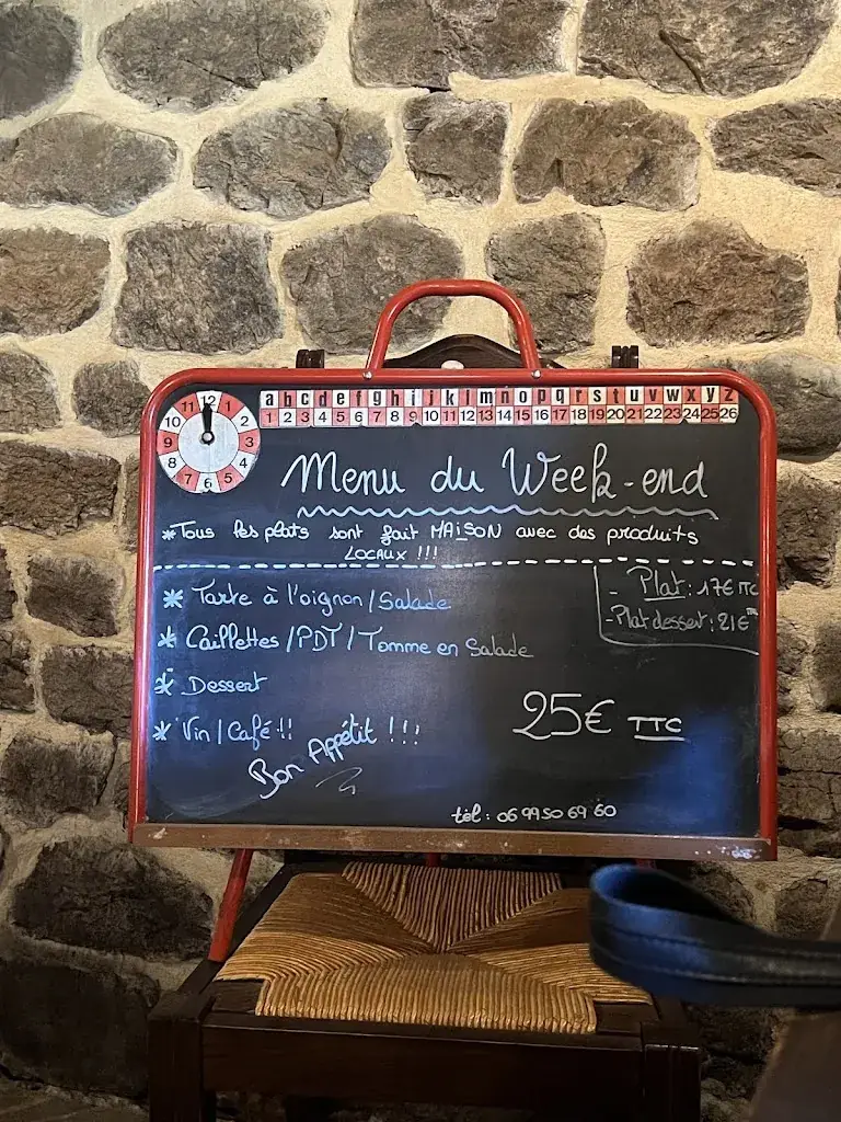 Menu_LA PAUSE BIBI, Auberge, Gîte, Refuge_Satillieu_image_1