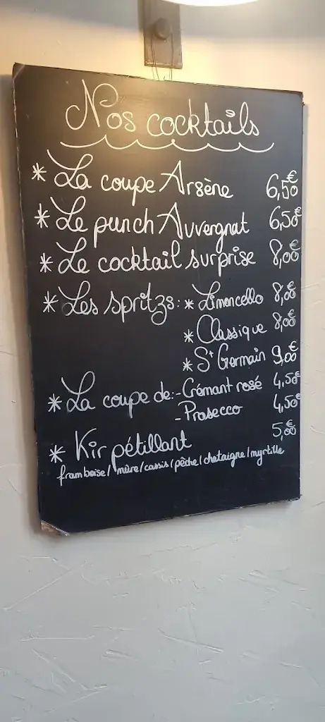 Menu_Restaurant L’Arsène sur cour_Aurillac_image_1