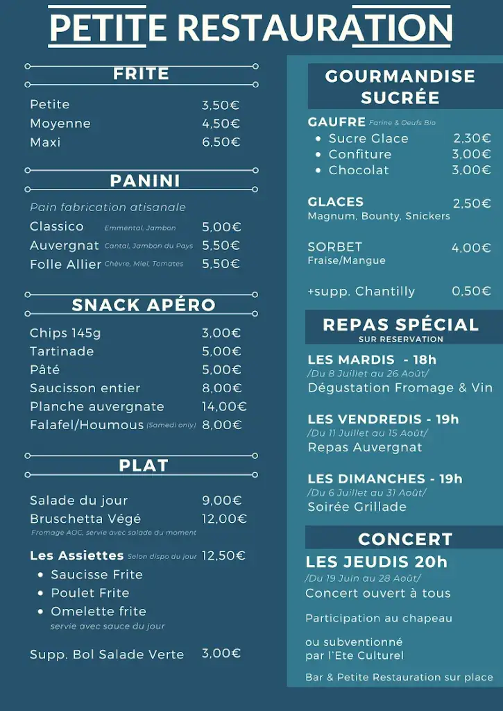 Menu_Guinguette Folle Allier • Sauxillanges_Sauxillanges_image_2
