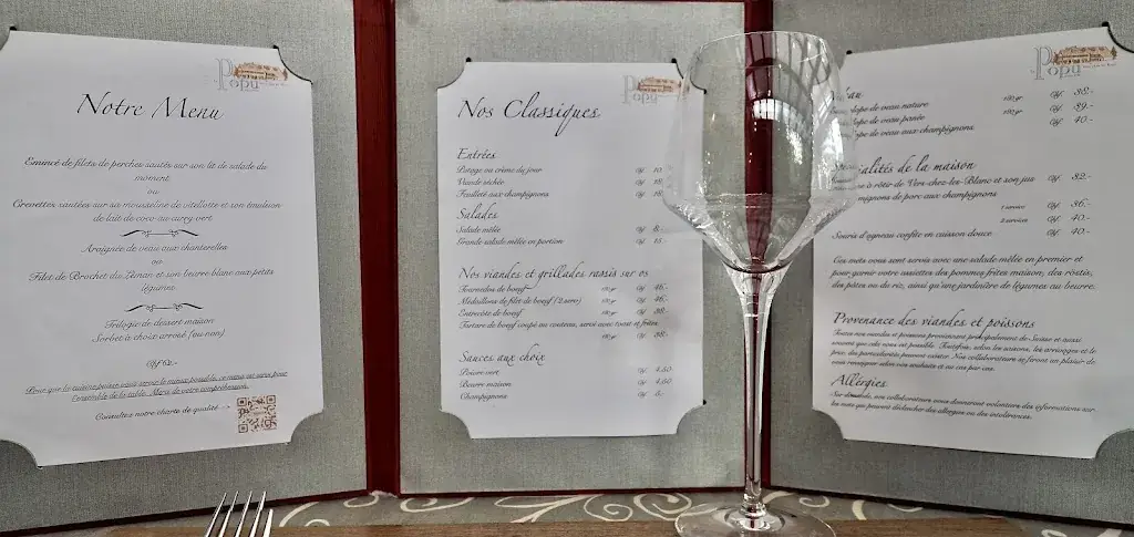 Menu_Restaurant Populaire_Lausanne_immagine_2