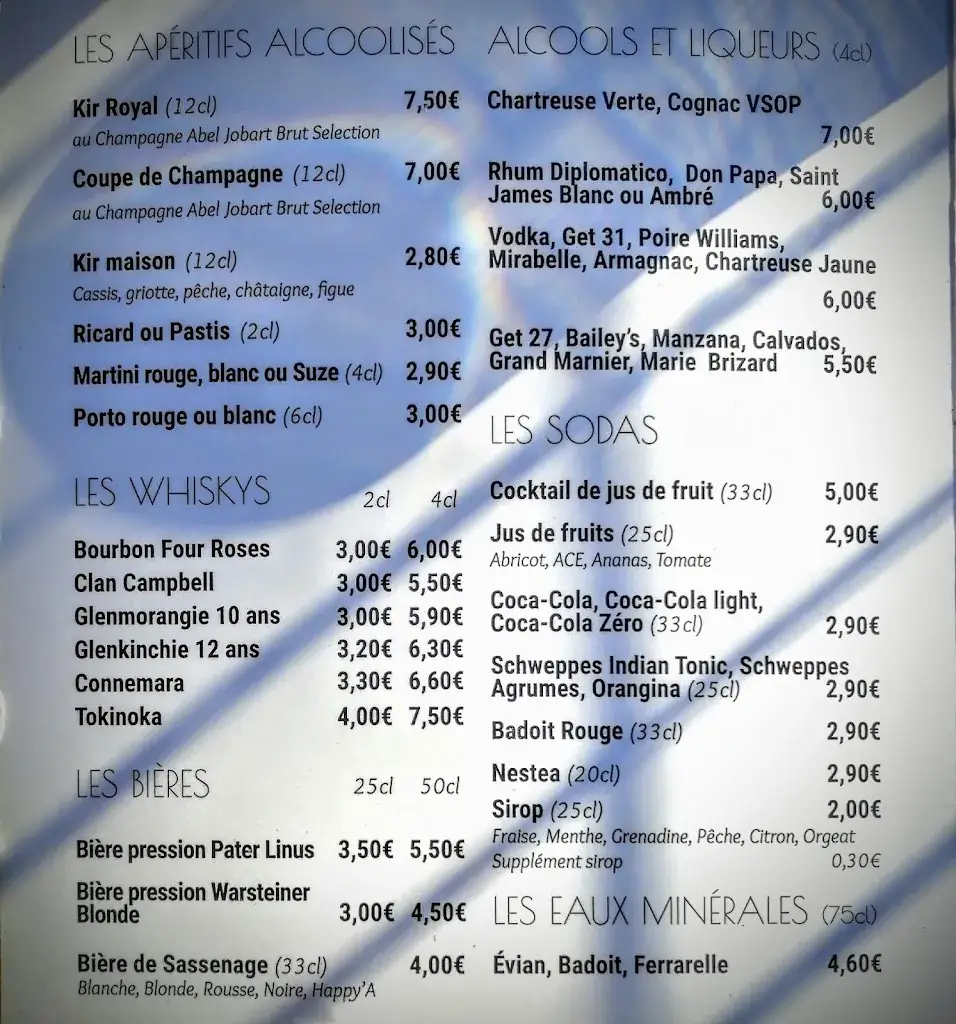 Menu_Le Zebra Restaurant_Sassenage_image_1