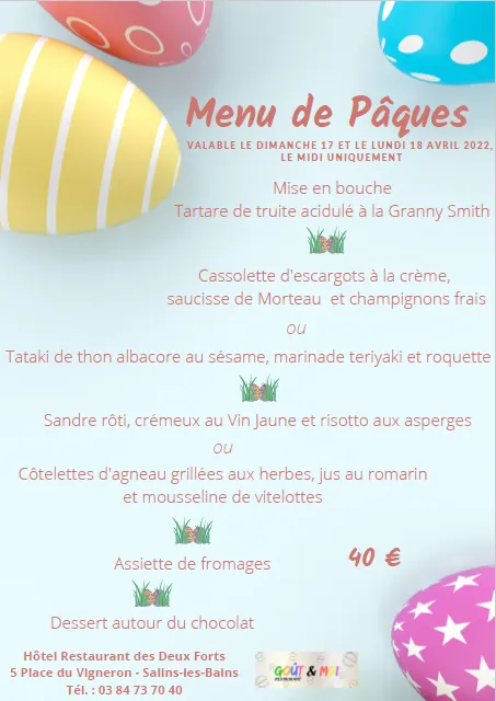 Menu_Hotel des 2 forts_Salins-les-Bains_image_1