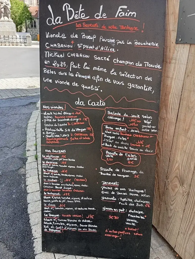 Menu_La bête de faim_Saugues_image_1