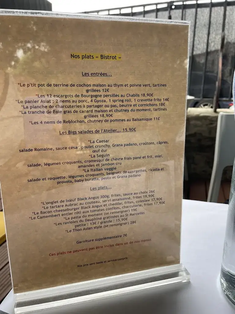 Menu_L' atelier du Louvre_Saint-Symphorien-d'Ozon_image_3