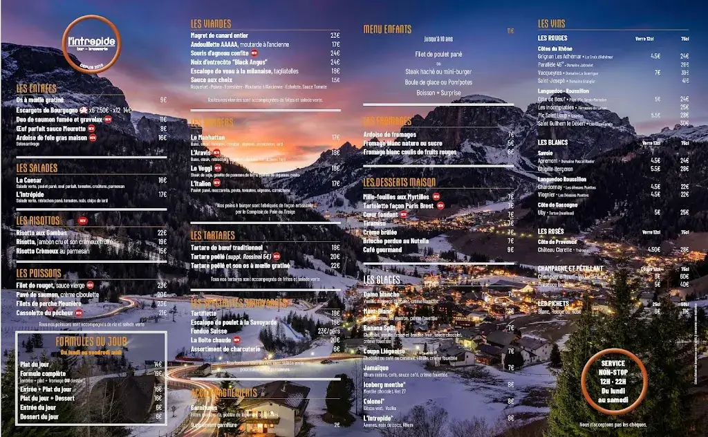 Menu_Brasserie L'Intrépide_Seynod_image_2