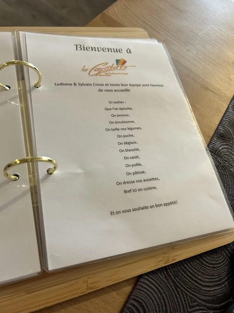 Menü_Hôtel Restaurant La Capitelle_Mirmande_Bild_3