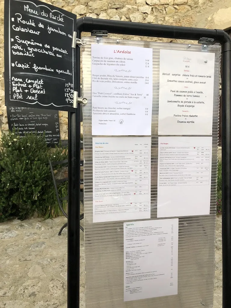 Menü_Hôtel Restaurant La Capitelle_Mirmande_Bild_4