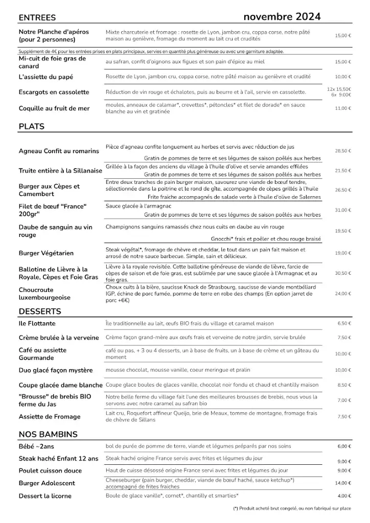 Menu_Restaurant Le grand chêne de Sillans_Sillans-la-Cascade_image_1