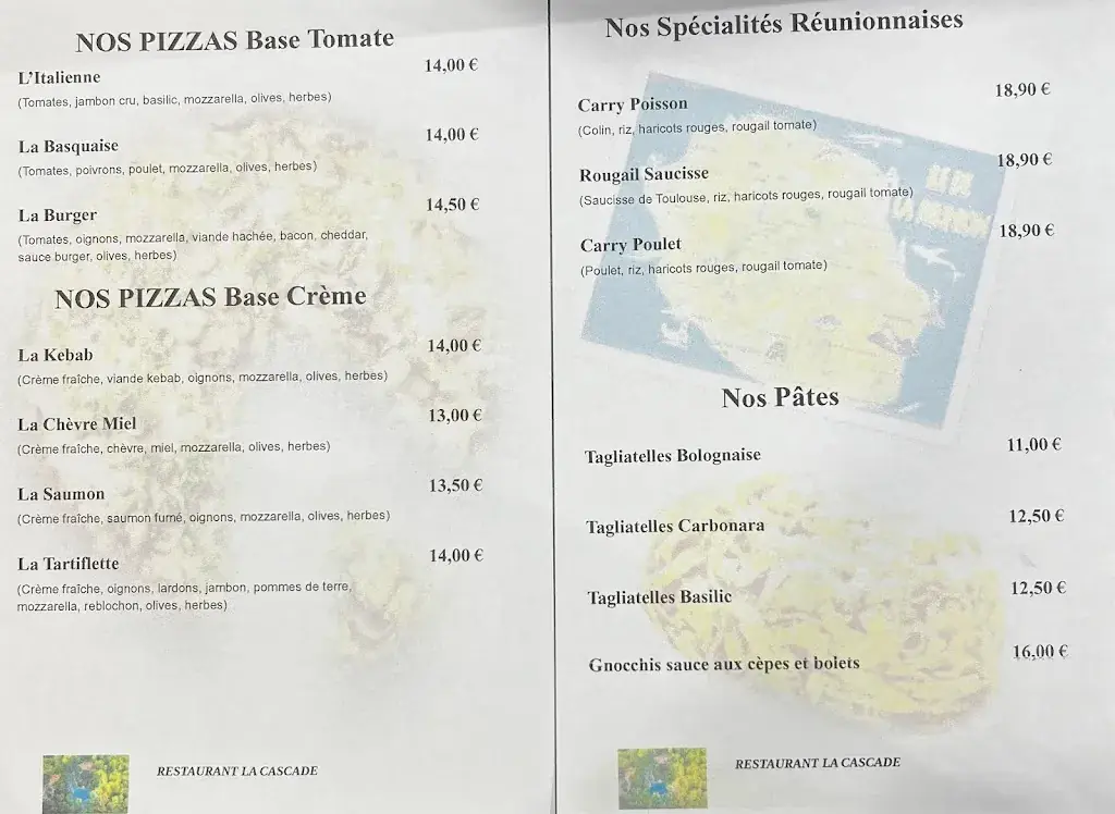 Menu_Restaurant La Cascade_Sillans-la-Cascade_image_1