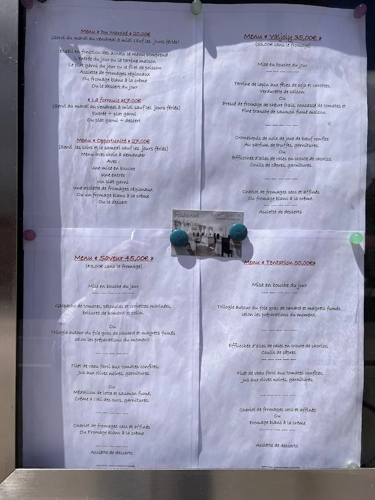 Menu_Restaurant Le Valjoly_Sorbiers_image_2