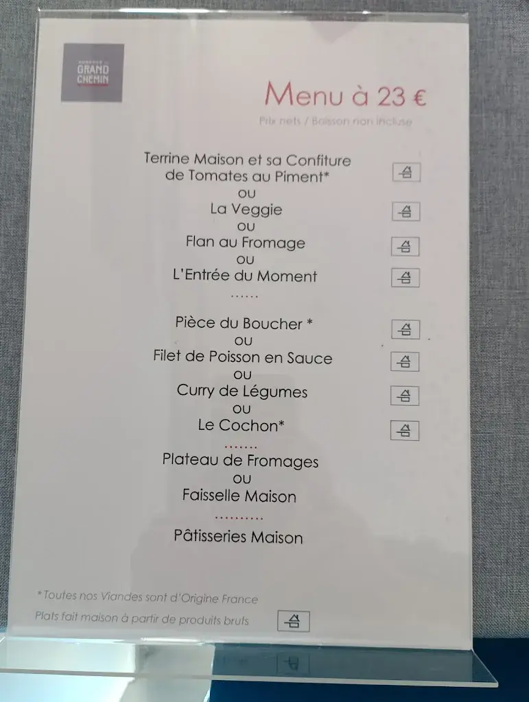 Menu_Auberge du Grand Chemin_Saint-Christophe-sur-Dolaizon_image_1
