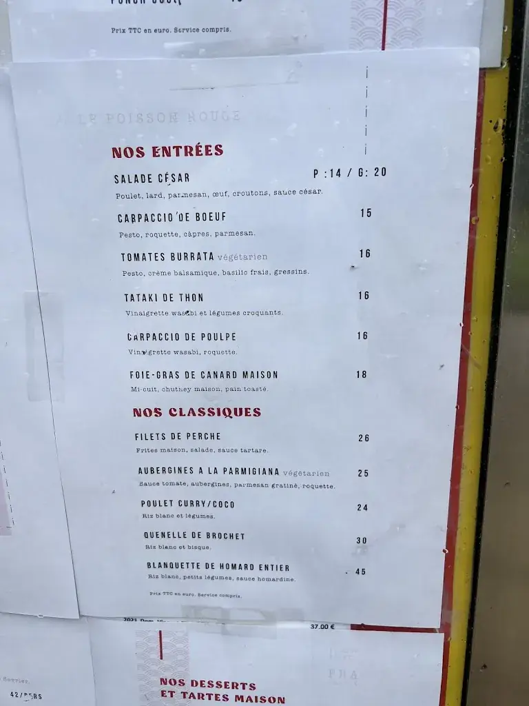 Menu_Le Poisson Rouge_Sevrier_image_1