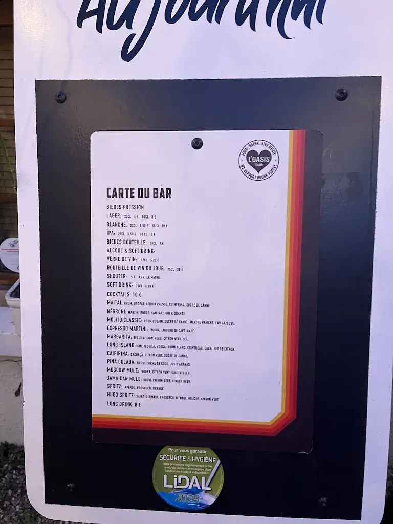 Menu_L'Oasis - Sevrier_Sevrier_image_3