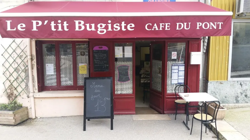 LE P'tit Bugiste café du Pont restaurante en Tenay