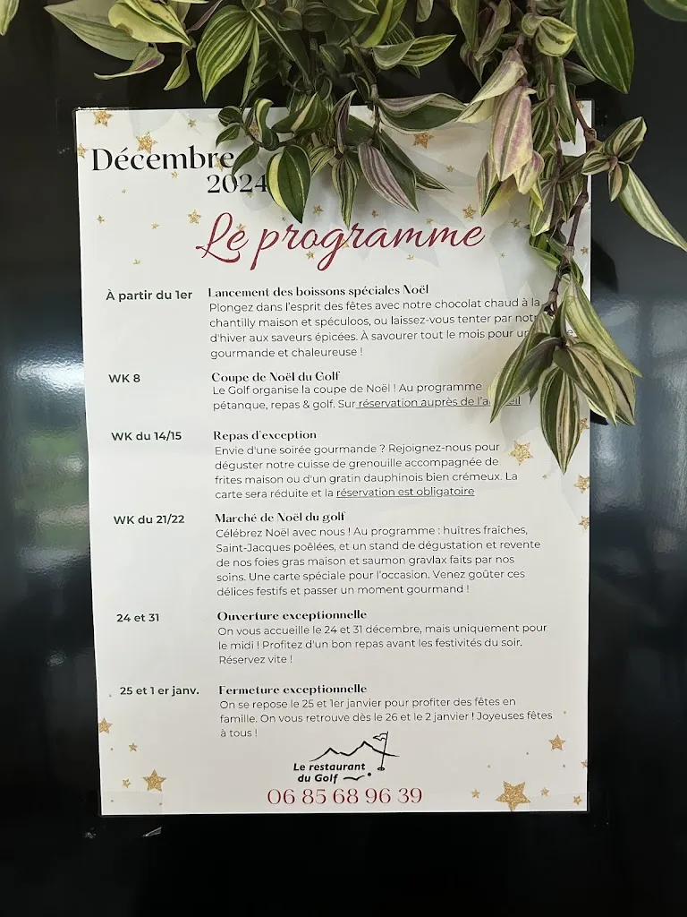 Menu_Le restaurant du golf Seyssins_Seyssins_image_1