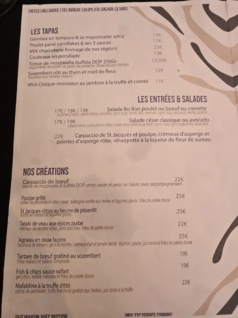 Menu_Chez Marcet - Maitre Restaurateur_Seyssins_image_2