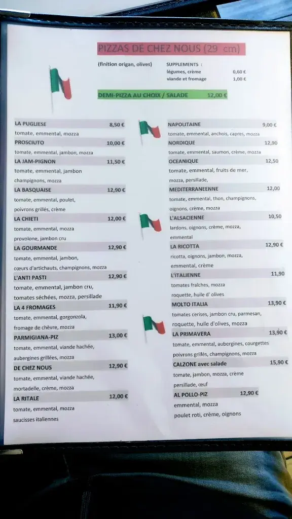 Menu_Restaurant Chez Nous_Seyssins_image_1