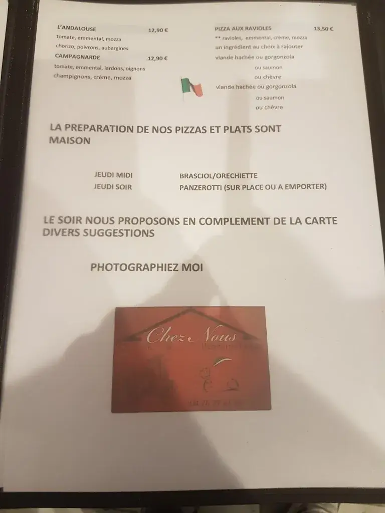 Menu_Restaurant Chez Nous_Seyssins_image_3