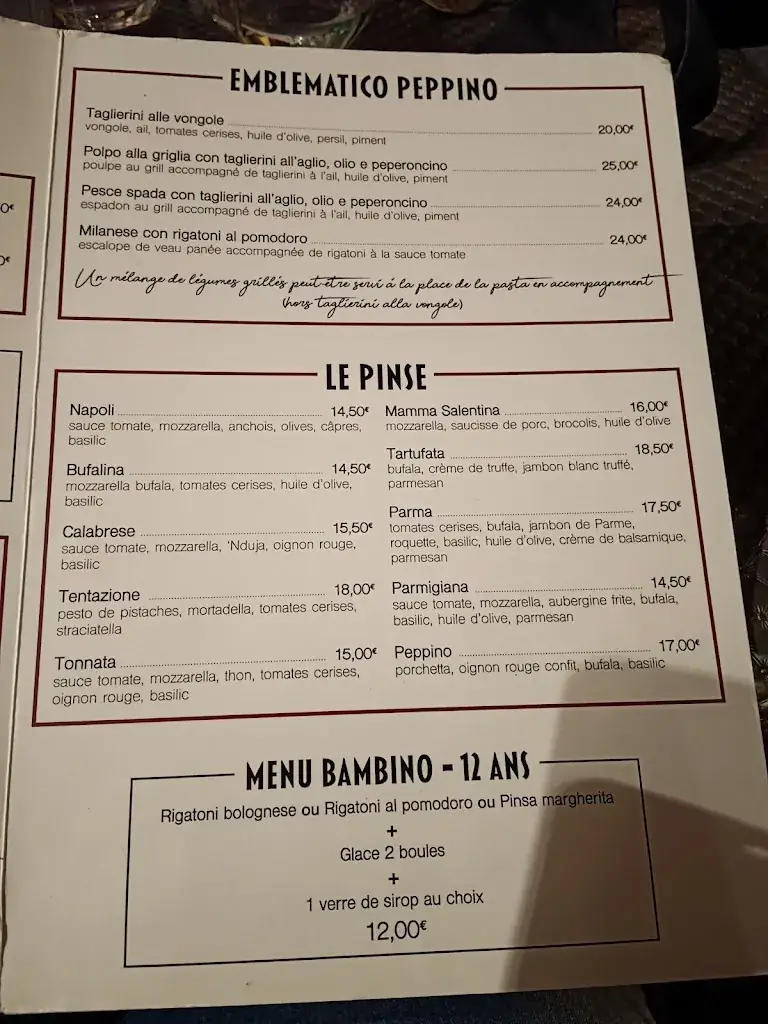 Menu_Ristorante Da Peppino La Suite_Seyssinet-Pariset_image_3