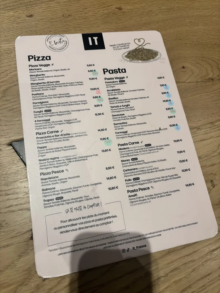 Menu_IT - Italian Trattoria Annemasse_Annemasse_image_1