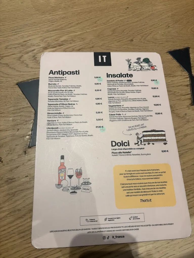 Menu_IT - Italian Trattoria Annemasse_Annemasse_image_2