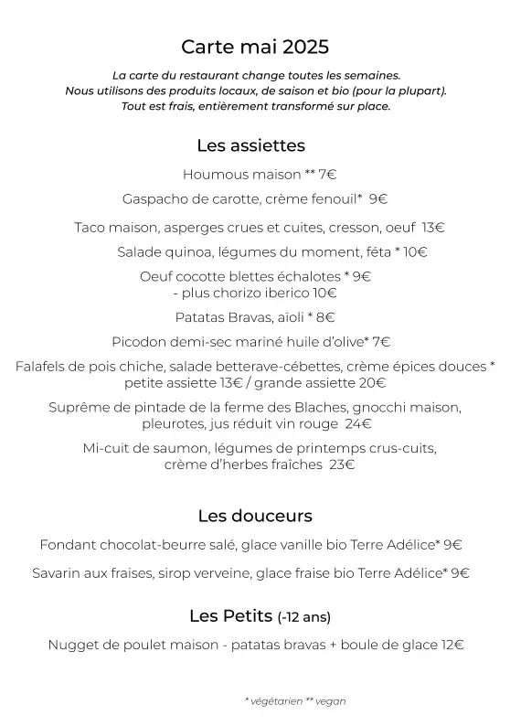 Menu_Le Pied de la Lettre, restaurant et maison d'hôtes_Grignan_image_2