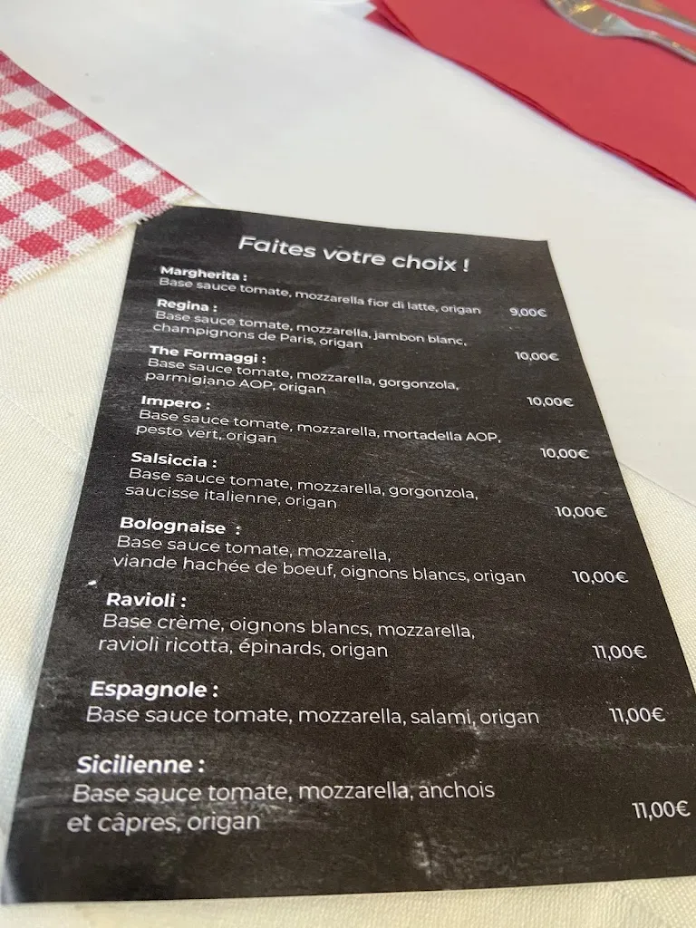 Menu_L’Impero_Seyssinet-Pariset_image_1