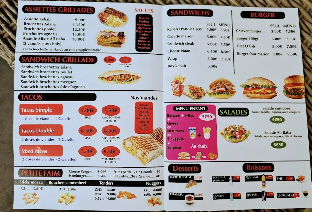 Menu_Kebab Ali Baba_Seyssinet-Pariset_immagine_1