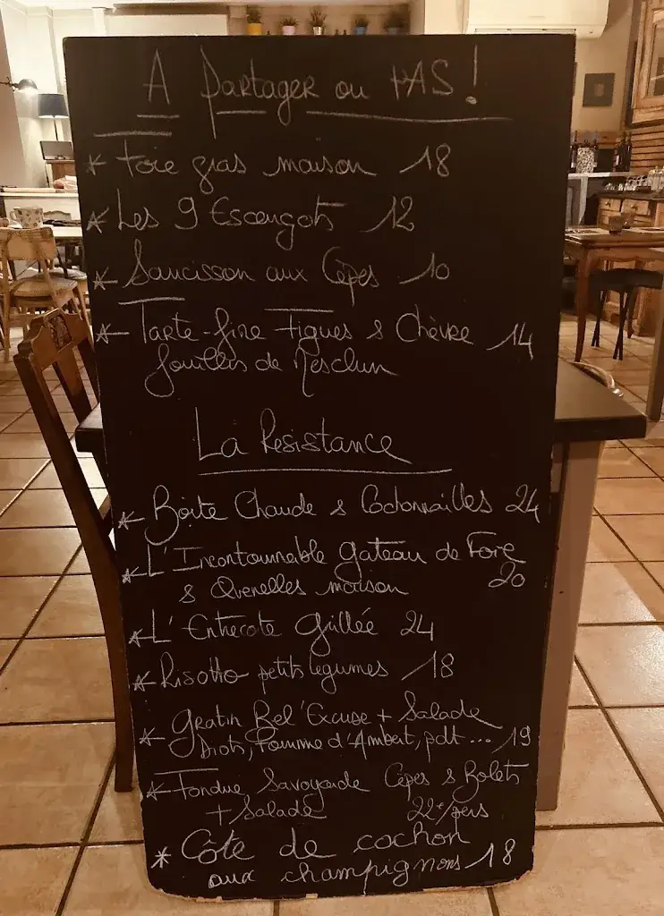 Menü_La Bel'Excuse_Theys_Bild_1